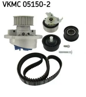 Комплект ГРМ, пас + ролик + помпа SKF VKMC 05150-2 (фото 1)
