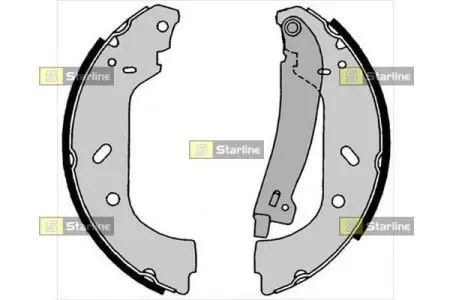 Гальмівні колодки барабанні STARLINE BC 08640