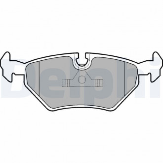 Комплект тормозных колодок с 4 шт. дисков Delphi LP555