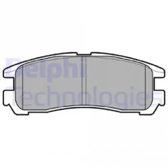 Комплект тормозных колодок с 4 шт. дисков Delphi LP955