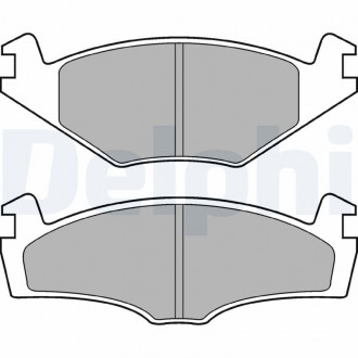 Комплект тормозных колодок с 4 шт. дисков Delphi LP979 (фото 1)