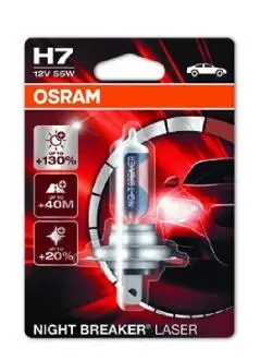 Автолампа Night Breaker Laser H7 PX26d 55 W прозрачно-голубая OSRAM 64210NBL-01B (фото 1)