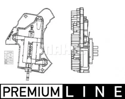 Блок управления отопителем Mercedes W202, W210 MAHLE KNECHT ABR24000P
