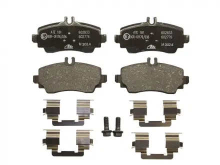 Колодки гальмівні дискові, к-т ATE 13046027762