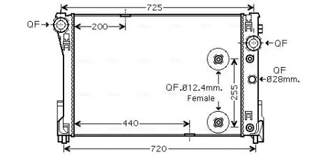 Радиатор AVA COOLING MSA 2475