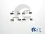 Монтажный к-кт тормозных колодок ERT 420159