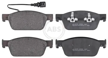 Тормозные колодки дисковые. A.B.S 37767