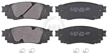 Тормозные колодки дисковые. A.B.S 35135