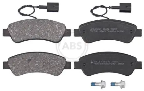 Тормозные колодки дисковые. A.B.S 35067
