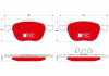 Тормозные колодки. дисковые TRW GDB1583DTE (фото 1)