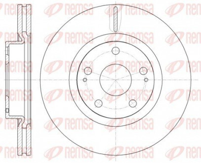 Диск тормозной REMSA 61050.10 (фото 1)