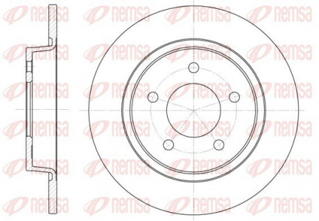 Диск гальмівний REMSA 6880.00