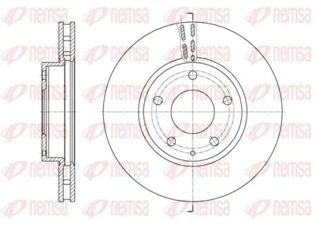 Диск гальмівний REMSA 61573.10