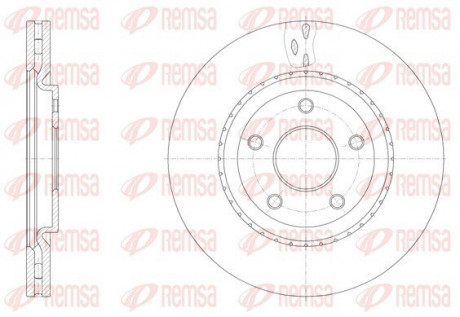 Диск гальмівний REMSA 61515.10