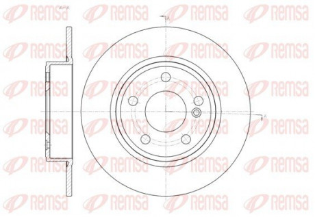 Диск гальмівний REMSA 61465.00