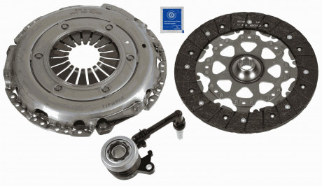 Комплект зчеплення (3 in 1 kit) RENAULT Megane / Scenic / GrandScenic "1,9-2,0" 03 >> SACHS 3000990407