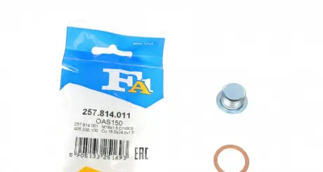 Болт поддона с шестигранной головкой Fisher Fischer Automotive One (FA1) 257.814.011