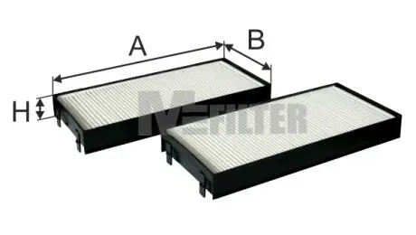 Фильтр салона M-FILTER K9011-2