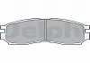 Тормозные колодки дисковые MITSUBISHI Colt / Eclipse / Galant / Lancer / Spacewagon "F" 88-04 LP803