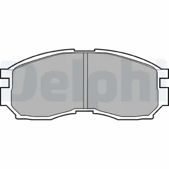Тормозные колодки дисковые MITSUBISHI Colt / Eclipse / Galant / Lancer / Spacewagon "F" 88-04 Delphi LP803