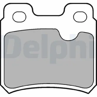Тормозные колодки дисковые OPEL / SAAB Astra / Calibra / Kadett / Vectra / 900 "R" 86-97 Delphi LP586