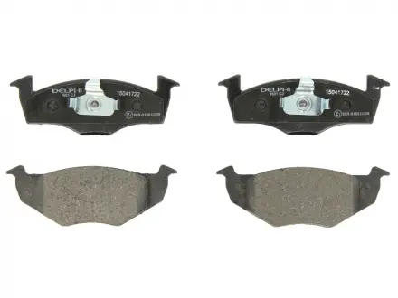 Тормозные колодки дисковые SEAT / SKODA / VW Arosa / Fabia / Polo "F" 97-10 Delphi LP1601
