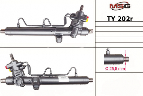 Рулевая рейка с ГУР восстановленная TOYOTA Carina 1992-1996 MSG TY202R