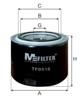 Фильтр масляный M-FILTER TF6518