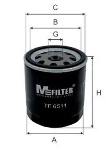 Фільтр масляний M-FILTER TF6511