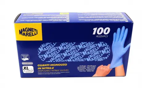Рукавички нітрилові розмір XL (100шт.) MAGNETI MARELLI 099700120080