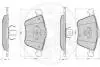 Комплект тормозных колодок, дисковый тормоз Optimal 12222 (фото 3)