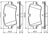 Тормозные колодки дисковые AUDI Q7 "R" 15 >> BOSCH 0986495426 (фото 2)