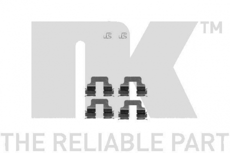 Комплектующие, колодки дискового тормоза NK 7910245