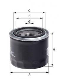 Фильтр масла (H = 66mm) UNIFLUX FILTERS XO255 (фото 1)