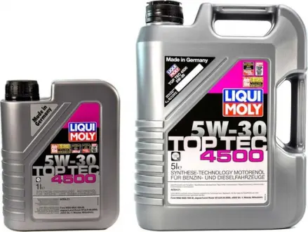 Масло моторне Top Tec 4500 5W-30 (1 л) LIQUI MOLY 2317 (фото 1)