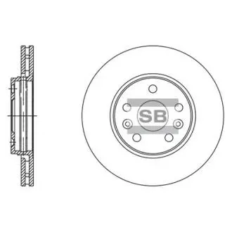 Шт. тормозной диск Hi-Q (SANGSIN) SD3062