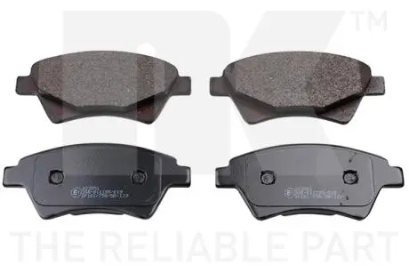 Фото 1 - комплект тормозных колодок, дисковый тормоз NK 223951 Комплект тормозных колодок, дисковый тормоз NK 223951 (фото 1)