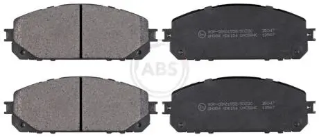 Колодка торм. диск. передн. (ABS) A.B.S 35047