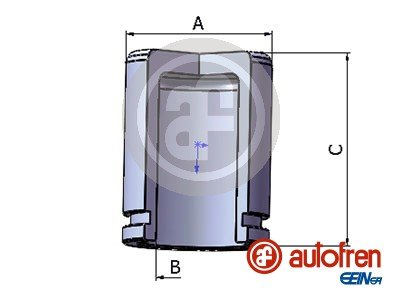 Поршенек суппорта Corolla 01-07 33,9 * 47,65mm AUTOFREN D025550 (фото 1)