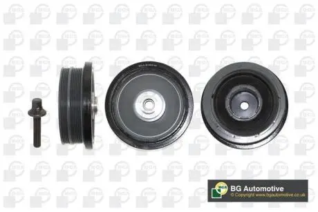 Шкив коленвала BMW 3,5, X3 E46 / E91 01-12 (+ болт) BGA DP0374K