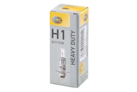 Автолампа Behr Standard H1 P14,5s 70 W прозрачная HELLA 8GH002089251