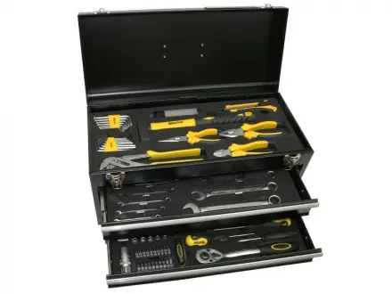 Комбінований набір інструментів в металевому корпусі STARLINE GV HL-81SET