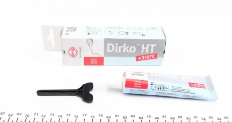 Герметик DIRKO +300 (СЕРЫЙ) 70ML ELRING 036.164