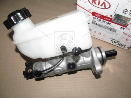 Цилиндр тормозной главный (с бачком) (w / ABS) MOBIS (KIA, Hyundai) 591203E100 (фото 1)