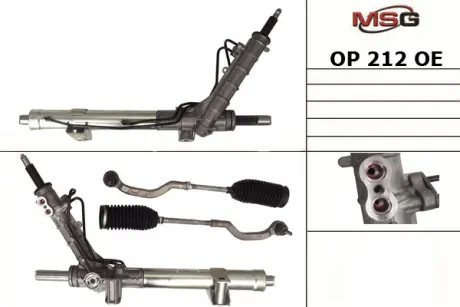 Рулевая рейка с ГУР новая NISSAN Primastar 2002-, OPEL Vivaro 2001-, RENAULT Trafic 2001- KOYO OP212OEM