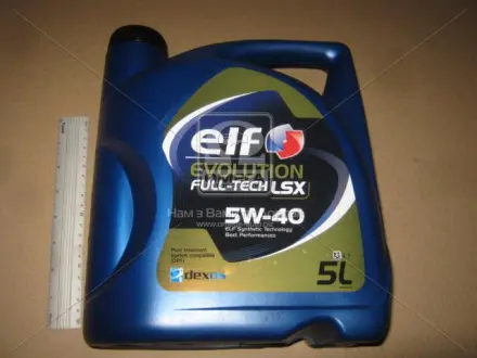 Масла моторные. Evolution FULLTECH LSX 5W-40 (Канистра 5л) ELF 213922 (фото 1)