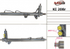 Рулевая рейка с ГУР восстановленная KIA SORENTO I (JC) 02-09 KI208R