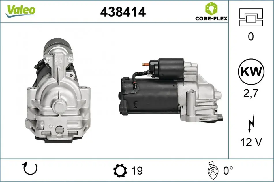 Стартер Valeo 438414 (фото 1)