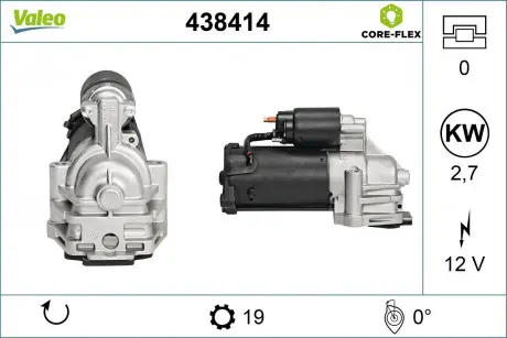 Стартер Valeo 438414