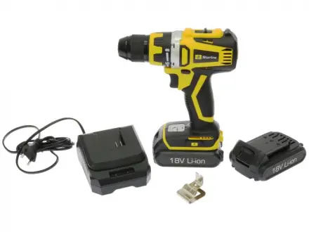 Фото 1 - аккумуляторная дрель 18V STARLINE GV HL-BLD01 Аккумуляторная дрель 18V STARLINE GV HL-BLD01 (фото 1)